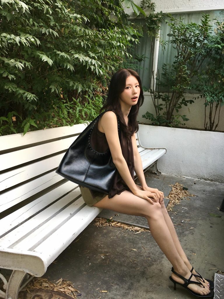 아이들 미연 페드로 호보백 가죽 검정